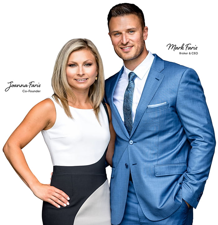 Mark and Joanna Faris